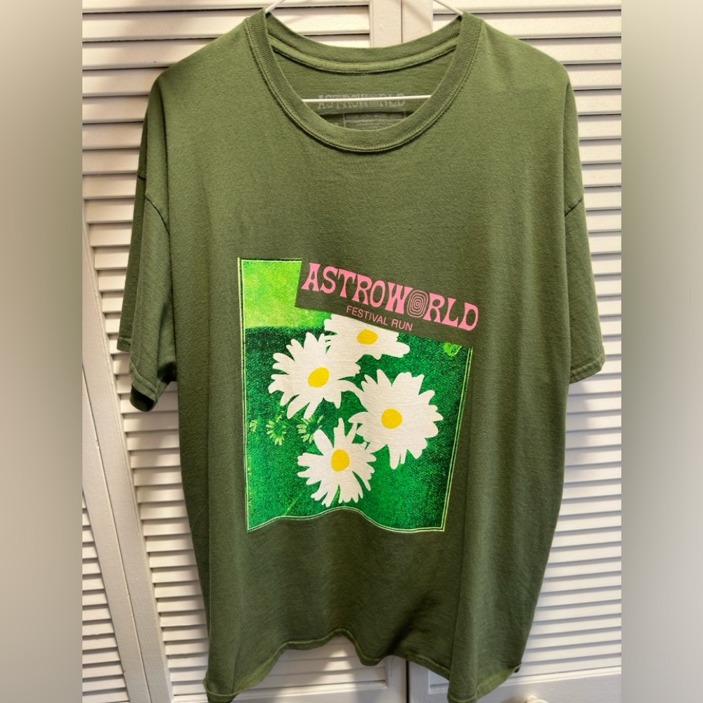 Travis Scott Astroworld Flowers T-Shirt